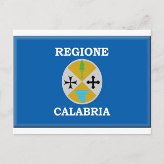 Van Calabrië (Italië) de Vlag Briefkaart