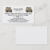 Van Camper Trailer Visitekaartje (Voorkant / Achterkant)