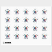 Van code naar mededogen – AI leidt de weg Ronde Sticker (Vel)