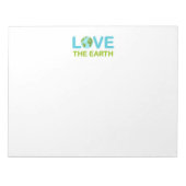 Van de Aarde Dag Blocnote houden (Voorkant)