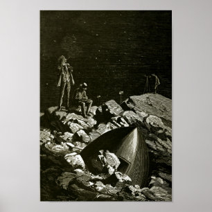 Van de Aarde tot de maan door Jules Vern art 2 Poster
