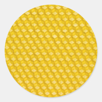 Van de achtergrond honingraat Giften Ronde Sticker