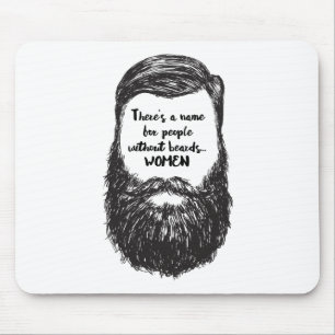 Van de baard houden muismat