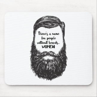 Van de baard houden muismat