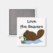 Van de Beavers houden Magneet (Voorkant / Achterkant)