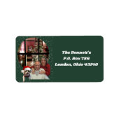 Van de Bennetts Christmas Adresetiketten Etiket (Voorkant)