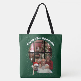 Van de Bennetts kerst Canvas tas
