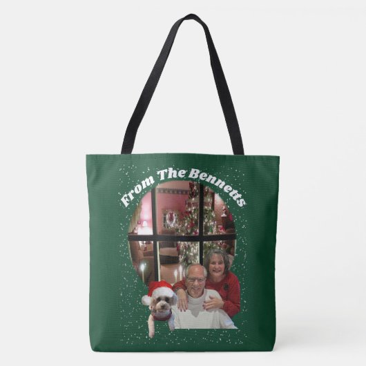 Van de Bennetts kerst Canvas tas (Voorkant)