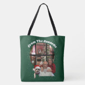 Van de Bennetts kerst Canvas tas (Achterkant)