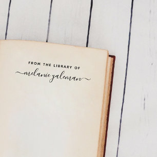 Van de Bibliotheek van de Eenvoudige Naam van het  Rubberstempel