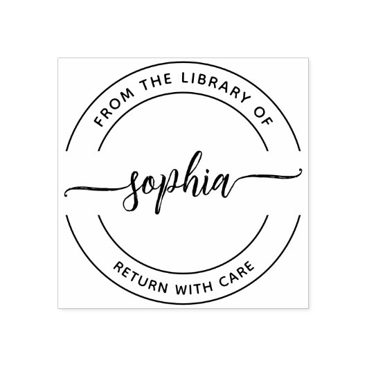 Van de bibliotheek van de Rubberstempel van het Ma Rubberstempel (Afrduk)