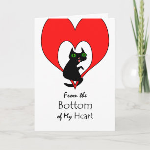 Van de Bodem van Mijn Hart, dank u Bedankkaart