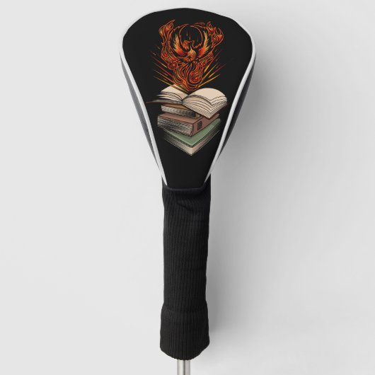 Van de boeken golfheadcover (Voorkant)