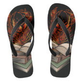 Van de boeken teenslippers (Voetbed)