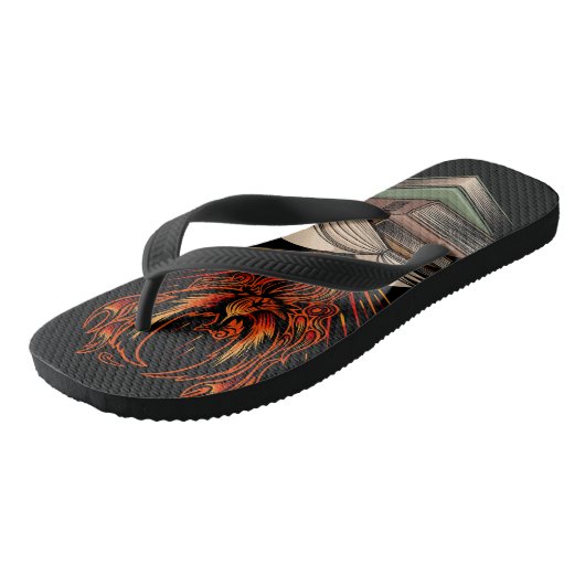 Van de boeken teenslippers (Schuin)