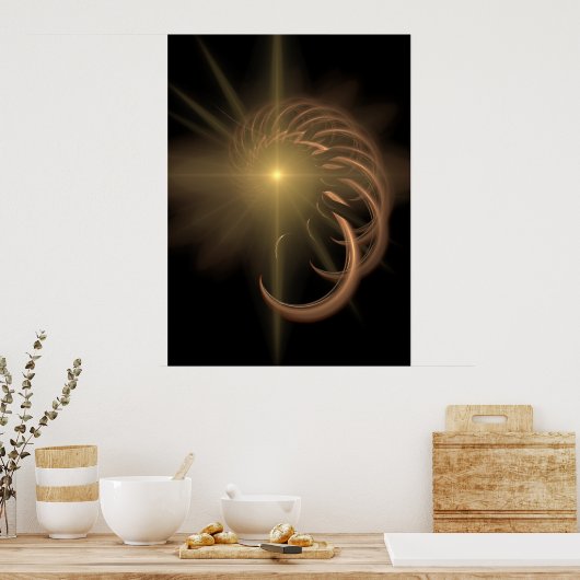 "Van de bron" Poster (Keuken)