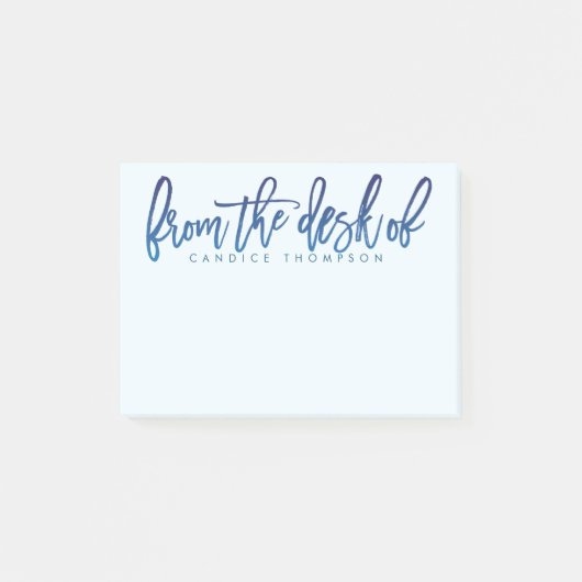 Van de bureau van de gepersonaliseerde post-it® notes (Voorkant)