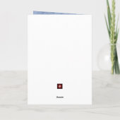 van de Cat-Moederdag in Periwinkle Blue foto Kaart (Achterkant)