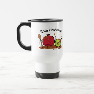 Van de de appelgranaatappel van Hashanah van Rosh Reisbeker