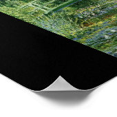 Van de de brugnatuur van Monet de schilderende Poster (Hoek)