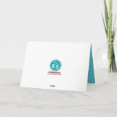 Van de de jongensgeboorte van het baby de aankondiging (Achterkant)