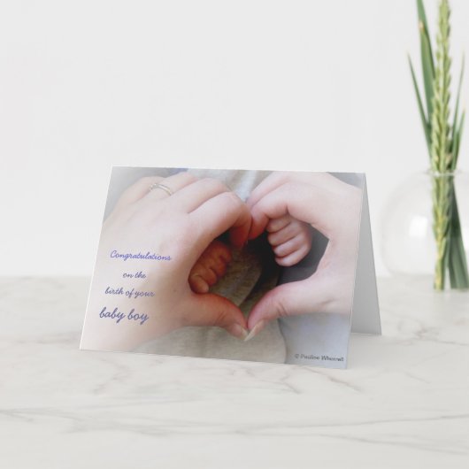 © Van de de jongensmoeder van het Baby van P Kaart (Voorkant)