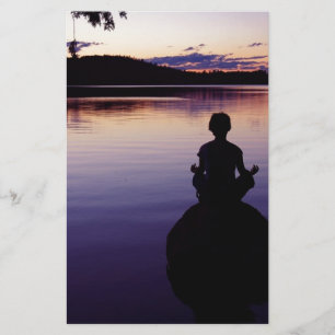 Van de de vredesyoga van Zen de natuur van de de s Briefpapier