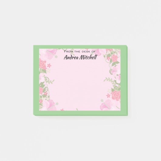 Van de Desk van Persoonlijke Naam Post-it® Notes (Voorkant)