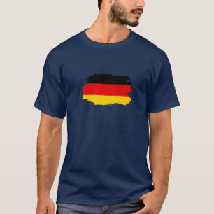 van de Duitse vlagpatriottische Duitse sportsuppor T-shirt
