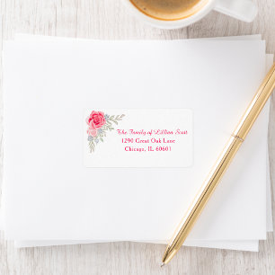 Van de familie Elegant bloemstuk rouwadres Etiket