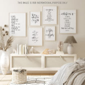 Van de Heer van je God, Luke 10:27 Poster