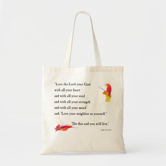 Van de Heer van je God Tote Bag (Voorkant)