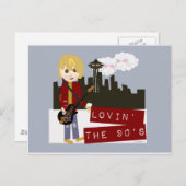 Van de jaren '90. briefkaart (Voorkant / Achterkant)