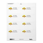 Van de Keuken van de Aangepaste Verzendetiketten v Etiket (Full Sheet)