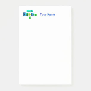 Van de Keuken van de Douane Post van de Retro merk Post-it® Notes