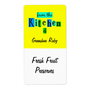 Van de Keuken van de Groene Ontvanger van Douane B Etiket