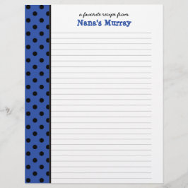 Van de Keuken van Nana Polka Dot Recipe Page