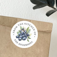 Van de keuken van | Waterverf bosbessen