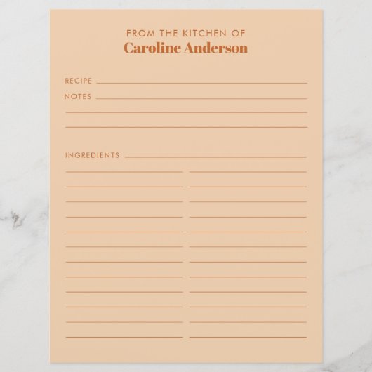 Van de Keukenmoderne Tan Brown Recipe Tussenvoegse (Voorkant)