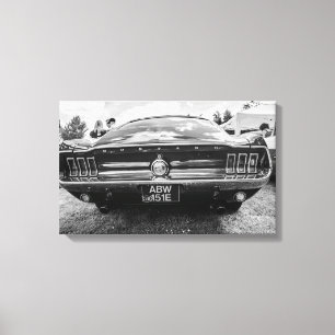 Van de "klassieke Mustang" het Canvas Afdruk