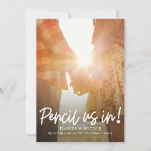 Van de kleur Editable van het hart sparen de Datum Bedankkaart