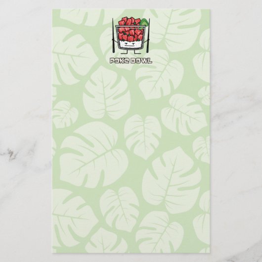 Van de komHawaï van de por van de de ruwe Briefpapier (Voorkant)