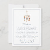 Van de kwekerij van, waterverf mobiel kaart (Voorkant)