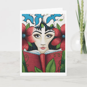 Van de "literaire Geest" het wenskaart Kaart