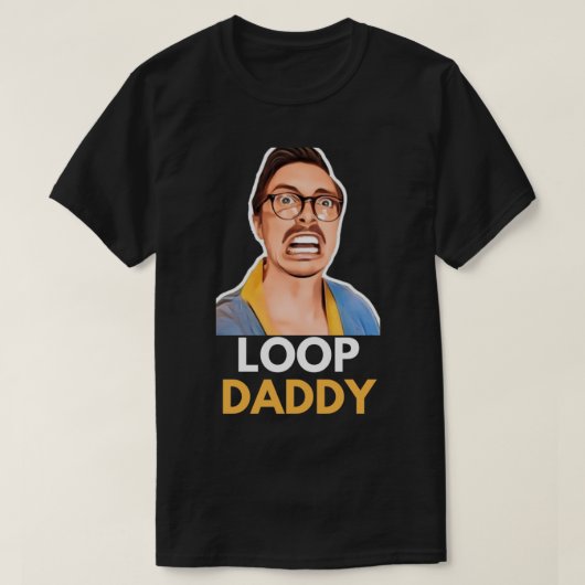 van de "Loop Papa Marc Rebillet Merch" T-shirt (Design voorkant)