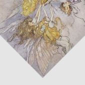 "Van de Magische Spiegel" door een Duncan Carse Tissuepapier (Detail)