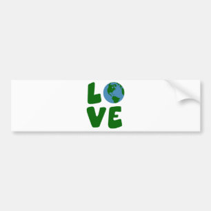 Van de moeder Aarde planeet houden Bumpersticker