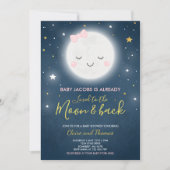 Van de motor en de Achteruitnodiging van het Baby  Kaart (Voorkant)