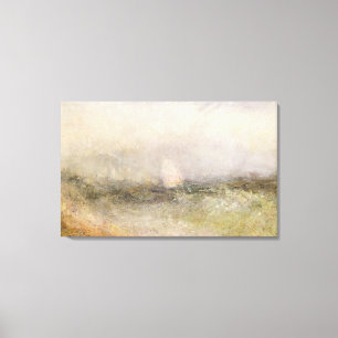 Van de Nore: Wind en water, 1840-5 (olie op papier Canvas Afdruk