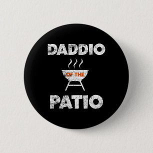 Van de Patio Grill Daddy BBQ Grilling Juli 4th GIF Ronde Button 5,7 Cm